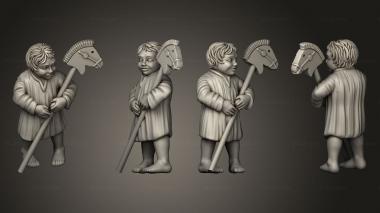 Figurines of people Kids Child 1 3d model