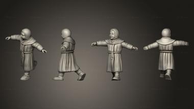 Figurines of people Kids Child 2 3d model