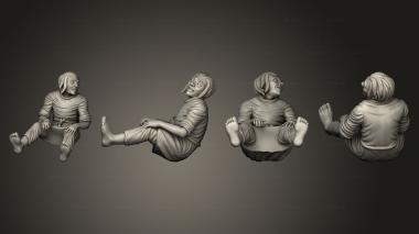 Figurines of people Kids Child 5 3d model