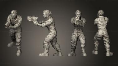 Figurines of people Kimiko Action Pose 3d model