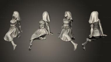 Figurines of people King s Cae Maiden A 3d model