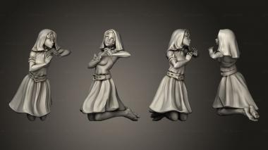 Figurines of people King s Cae Maiden B 3d model