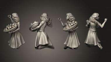 Figurines of people King s Cae Maiden C 3d model