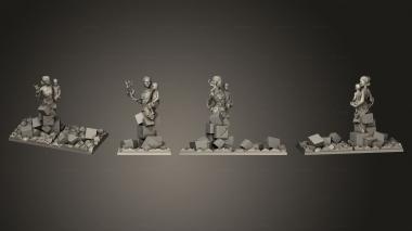 Figurines of people Kingdom Death Expansion Terrain SG Salt Statue 1 3d model