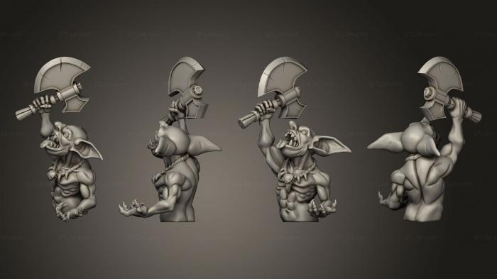 Figurines of people (Kingdom of Thamarya Ent Goblin F, STKH_0739) 3D models for cnc