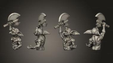 Figurines of people Kingdom of Thamarya Ent Goblin F 3d model