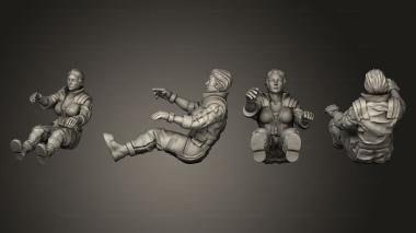 Figurines of people Lana Seated 3d model