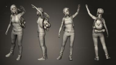 Figurines of people Last of us ellie last 1 3d model