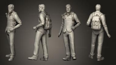 Figurines of people Last of us joel last 1 3d model