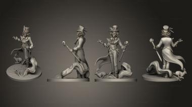 Figurines of people Mad Hatter 1 3d model