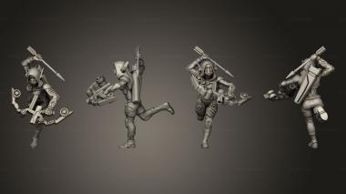 Figurines of people maylin the sonic shooter 3d model