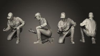 Figurines of people mecanicos Monster 01 3d model