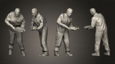 Figurines of people mecanicos Monster 02 3d model