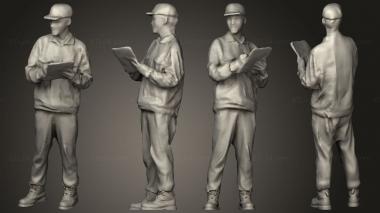 Figurines of people mecanicos Monster 03 3d model