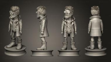 Figurines of people Mine Bruto 3d model