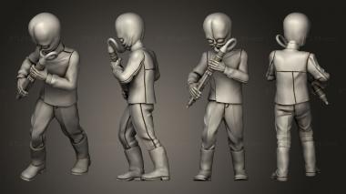 Figurines of people Modal Nodes 01 3d model