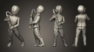 Figurines of people Modal Nodes v 3 3d model