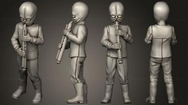 Figurines of people Modal Nodes 3d model