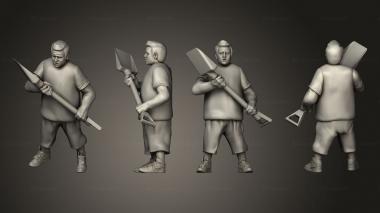 Figurines of people modern day survivor series eddie a fixed v 001 3d model