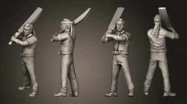 Figurines of people modern day survivor series shaw a fixed v 001 3d model