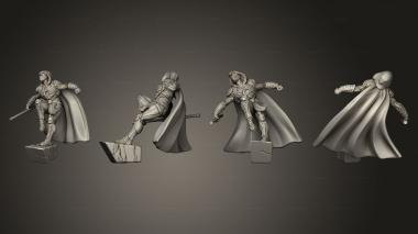 Figurines of people Moon Knight Lunar Paladinlunarpaladin 3d model