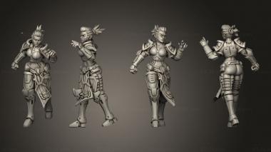 Figurines of people Nebula Legion Erza Knights A Body 001 3d model