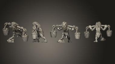 Figurines of people On Ancient Sands Bucket fix 3d model