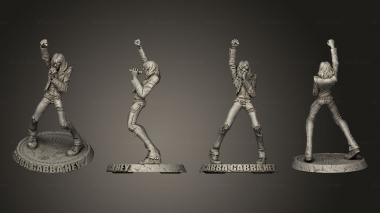 Figurines of people partes joey ramone 3d model
