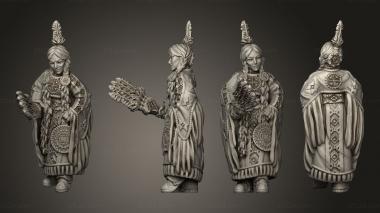 Figurines of people Pollygrim Pow wow 3d model