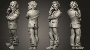 Figurines of people Pollygrim Scribe 3d model