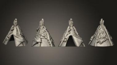 Figurines of people Pollygrim Wigwam 3d model