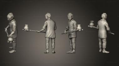 Figurines of people Potters Boy 2 3d model