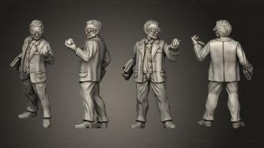 Figurines of people PROFESSOR 3d model