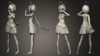 Figurines of people Rikka Takanashi Chunibyou Demo Koi Ga Shitai 3d model