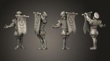 Figurines of people Royal Feast Announcer A 3d model