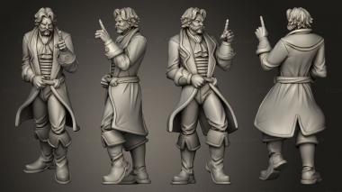 Figurines of people Royal Feast Noble Men A 3d model