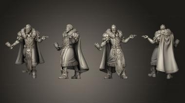 Figurines of people Royal Feast Noble Men C 3d model