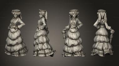 Figurines of people Royal Feast Noble Woman A 3d model
