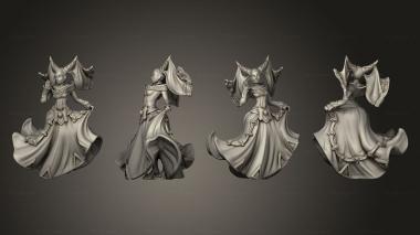 Figurines of people Royal Feast Noble Woman B 3d model