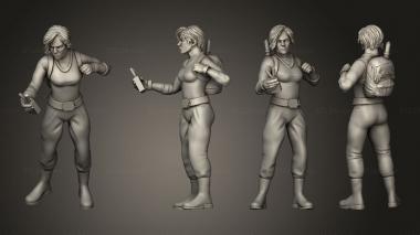 Figurines of people scientists amariel full 3d model