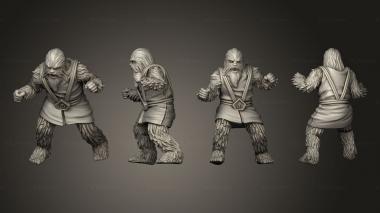 Figurines of people scientists Paget full 3d model