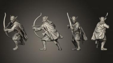 Figurines of people Scottish Elves 04 3d model