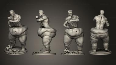 Figurines of people Self Sculpt Body Arnold 3d model