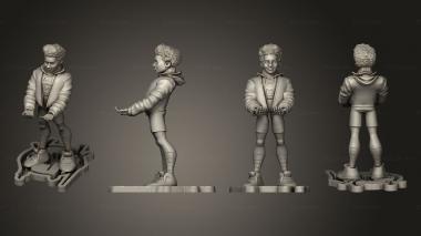 Figurines of people soporte miles morales 2 3d model
