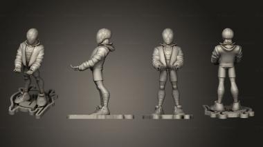 Figurines of people soporte miles morales 3d model