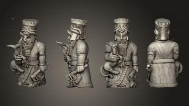 Figurines of people Sorcerer Statue 1 3d model