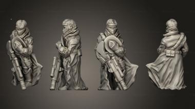Figurines of people Space Cowboy 3d model