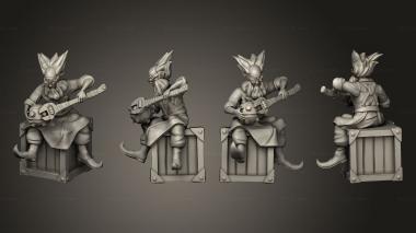 Figurines of people Steam Constructs Halfling Inventor Barnabas Repairing 3d model