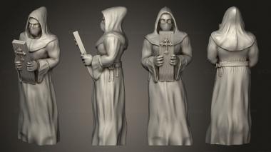 Figurines of people The Holy Monk Board 1 Mini 3d model