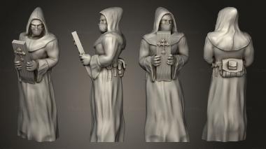 Figurines of people The Holy Monk Board 3 Mini 3d model